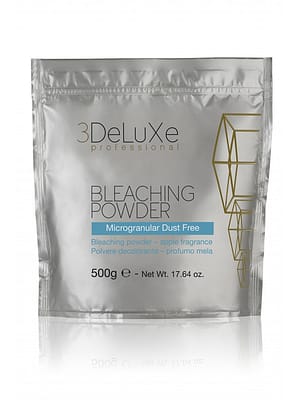 3DeLuXe Professional Bleaching Powder 500g blue dust free hair lightener bag