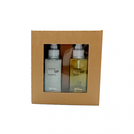 Reviline Repair Kit shampoo and Revi VIP Serum for damaged hair